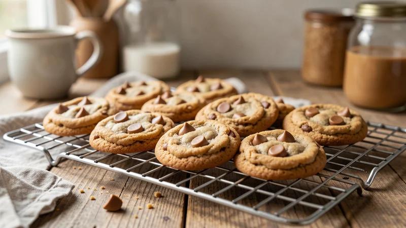 Proteínové cookies s arašidovým maslom