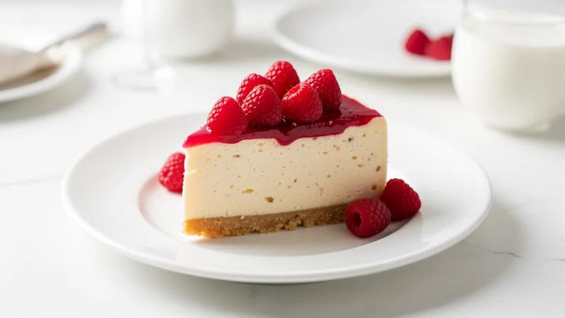 Proteínový cheesecake bez pečenia
