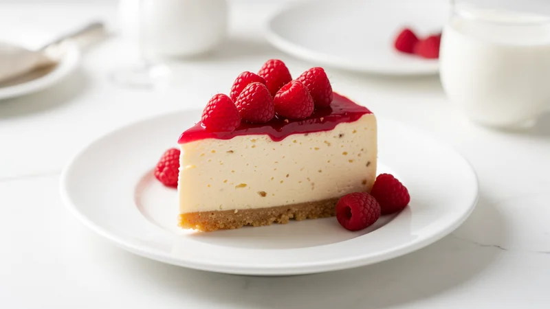 Proteínový cheesecake bez pečenia